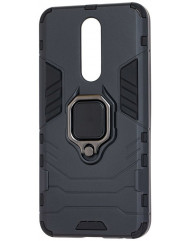 Чехол Armor + подставка Xiaomi Redmi 8/8a (черный)