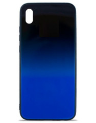 Чехол Glass Case Gradient Xiaomi Redmi 7a (Blue Abyss)