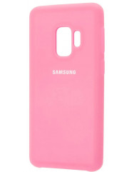 Силиконовый чехол Silky Samsung Galaxy S9 (розовый)