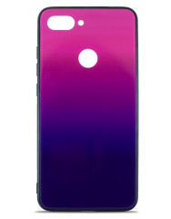 Чехол Glass Case Gradient Xiaomi Mi 8 Lite (Purple Barca)