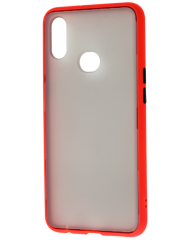 Чехол LikGus Maxshield матовый Samsung Galaxy A10s (красный)