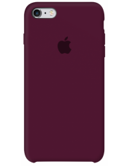 Чехол Silicone Case iPhone 6/6s (бордовый)