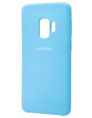 Силиконовый чехол Silky Samsung Galaxy S9 (голубой)