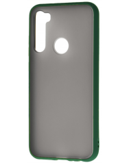 Чехол LikGus Maxshield матовый Xiaomi Redmi Note 8T (зеленый)