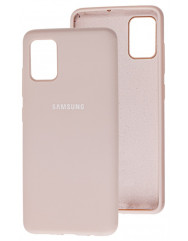 Чехол Silicone Case Lite Samsung Galaxy A51 (бежевый)
