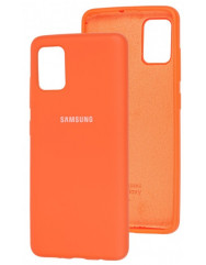 Чехол Silicone Case Samsung Galaxy A31 (оранжевый)