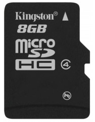 Карта памяти Kingston micro SD 8gb (4cl)