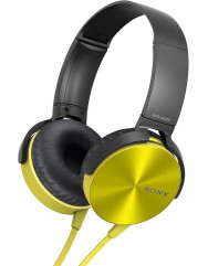 Наушники-гарнитура Sony MDR-XB450AP (Yellow)