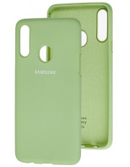Чохол Silicone Case Samsung Galaxy A20s (зелений)