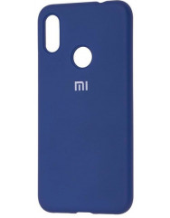 Чехол Silicone Case Xiaomi Redmi 7 (темно-синий)