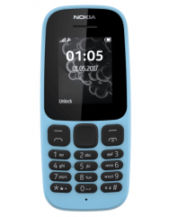 Nokia 105 Single Sim (Blue) TA-1010