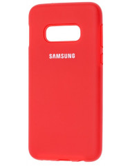 Чехол Silicone Case Samsung S10e (красный)