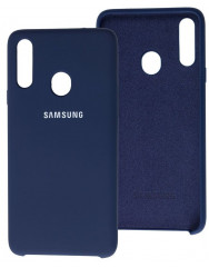 Чохол Silicone Case Samsung Galaxy A20s (темно-синій)