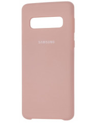 Чехол Silky Samsung Galaxy S10 (бежевый)