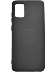 Чехол Silicone Case Samsung Galaxy A31 (черный)