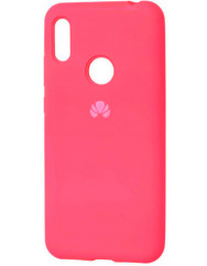 Чохол Silicone Case Huawei Y6-19 (яскраво-рожевий)