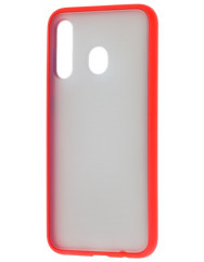 Чехол LikGus Maxshield матовый Samsung Galaxy A20/A30 (красный)