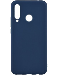 Чохол Silicone Case Lite Samsung Galaxy A20s (темно-синій)