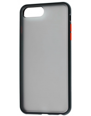 Чохол LikGus Maxshield матовий iPhone 7/8 Plus (чорно-червоний)