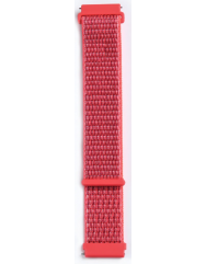 Ремешок нейлоновый Xiaomi Amazfit / Samsung 22mm (красно-розовый)