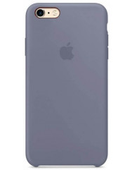 Чехол Silicone Case iPhone 6/6s (серо-синий)