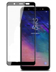 Скло для Samsung A6 2018 (5D Black)