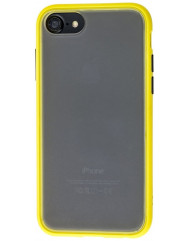 Чохол LikGus Maxshield матовий iPhone 7/8 (жовто-чорний)