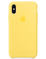 Чехол Silicone Case iPhone X/Xs (желтый)