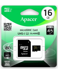 Карта пам'яті Apacer micro SD 16gb (10cl) + adapter