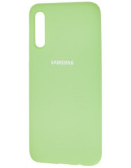 Чехол Silicone Case Samsung Galaxy A70 (салатовый)