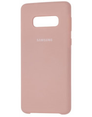 Чохол Silky Samsung Galaxy S10e (пудровий)