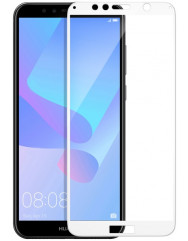 Стекло Huawei Y6-2018 (5D White)