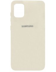 Чехол Silicone Case Samsung Galaxy A31 (молочный)