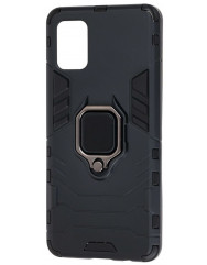 Чехол Armor + подставка Samsung Galaxy A51 (черный)