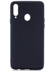 Чехол Silicone Case Lite Samsung Galaxy A20s (чорний)