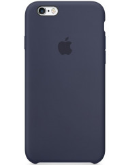 Чехол Silicone Case iPhone 6/6s (темно-синий)
