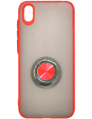 Чехол LikGus Maxshield матовый Huawei Y5 2019/Honor 8s з держателем (красный)