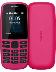 Nokia 105 Single Sim 2019 (Pink) TA-1203