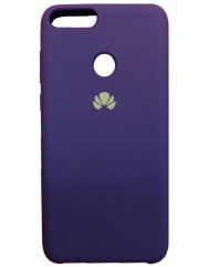 Чехол Silky Huawei P Smart  (фиолетовый)