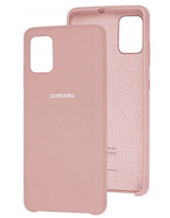 Чехол Silky Samsung Galaxy A71 (бежевий)