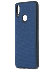 Чехол Premium Carbon Samsung Galaxy A10s (синий)