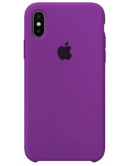 Чехол Silicone Case iPhone X/Xs (фиолетовый)