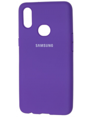 Чехол Silicone Case Samsung A10s (фиолетовый)