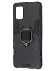 Чехол Armor + подставка Samsung Galaxy A41 (черный)