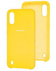 Чехол Silky Samsung Galaxy A01 (желтый)