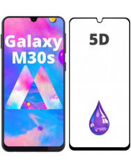 Стекло бронированное Samsung Galaxy M21/M31/M30s (5D Black)