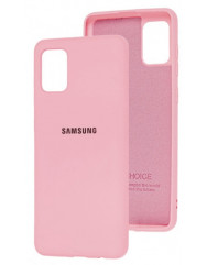 Чохол Silicone Case Samsung Galaxy A31 (рожевий)