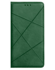 Книга Business Leather Xiaomi Redmi 9 (зеленый)