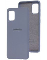 Чехол Silicone Case Samsung Galaxy A31 (серый)