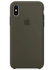 Чохол Silicone Case iPhone Xs Max (темно-сірий)